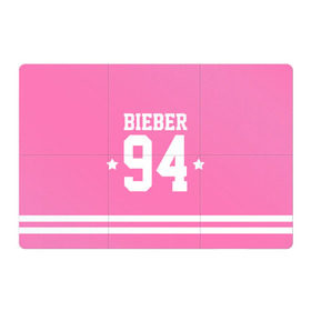 Магнитный плакат 3Х2 с принтом Bieber Team Pink в Тюмени, Полимерный материал с магнитным слоем | 6 деталей размером 9*9 см | bieber | justin bieber | бибер | джастин бибер