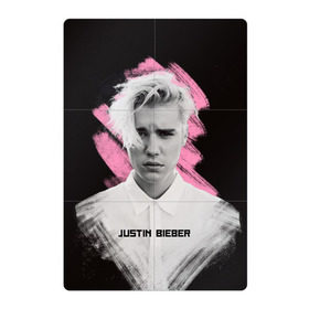Магнитный плакат 2Х3 с принтом Justin Bieber / Pink splash в Тюмени, Полимерный материал с магнитным слоем | 6 деталей размером 9*9 см | Тематика изображения на принте: bieber | justin bieber | бибер | джастин бибер