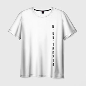 Мужская футболка 3D с принтом BTS SAVE ME JUNGKOOK _white в Тюмени, 100% полиэфир | прямой крой, круглый вырез горловины, длина до линии бедер | bangtan boys | bts | бантаны бтс