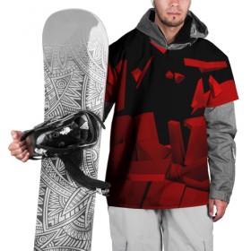 Накидка на куртку 3D с принтом Abstract red collection в Тюмени, 100% полиэстер |  | Тематика изображения на принте: 