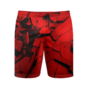 Мужские шорты 3D спортивные с принтом Carbon abstraction RED в Тюмени,  |  | abstraction | geometry | абстракция | геометрия | грань | краски | кубик | кубики | линии | мозаика | разноцветные | ребро | текстура | тени | узор