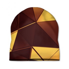 Шапка 3D с принтом Geometry triangular в Тюмени, 100% полиэстер | универсальный размер, печать по всей поверхности изделия | abstraction | geometry | абстракция | геометрия | грань | краски | кубик | кубики | линии | мозаика | разноцветные | ребро | текстура | тени | узор