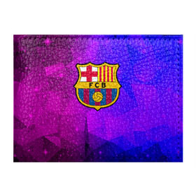 Обложка для студенческого билета с принтом Барселона в Тюмени, натуральная кожа | Размер: 11*8 см; Печать на всей внешней стороне | barcelona | cosmos | football | logo | spain | sport | абстракция | арт | барселона | испания | космос | лига | лого | спорт | текстура | фк | футбол | футбольный клуб | эмблема