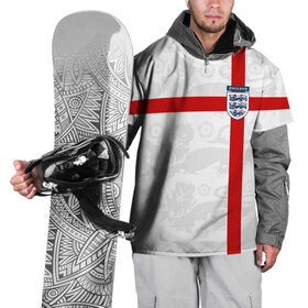 Накидка на куртку 3D с принтом Англия, форма в Тюмени, 100% полиэстер |  | fc |   сборная | англия | спорт | спортивные | фк | футбол | футбольный клуб
