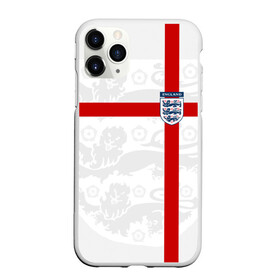 Чехол для iPhone 11 Pro Max матовый с принтом Англия форма в Тюмени, Силикон |  | fc |   сборная | англия | спорт | спортивные | фк | футбол | футбольный клуб