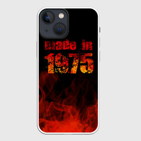 Чехол для iPhone 13 mini с принтом 1975 в Тюмени,  |  | 1975 | birth | born | born in | numbers | year | years | возраст | год | год рождения | надпись | рождения | числа | число