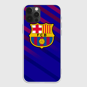 Чехол для iPhone 12 Pro с принтом FC Barcelona в Тюмени, силикон | область печати: задняя сторона чехла, без боковых панелей | Тематика изображения на принте: barcelona | football | logo | spain | sport | арт | барселона | испания | лига | лого | спорт | текстура | фк | футбол | футбольный клуб | эмблема