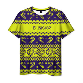 Мужская футболка 3D с принтом Blink-182 NEW YEAR COLLECTION в Тюмени, 100% полиэфир | прямой крой, круглый вырез горловины, длина до линии бедер | 