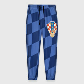 Мужские брюки 3D с принтом Хорватия, форма в Тюмени, 100% полиэстер | манжеты по низу, эластичный пояс регулируется шнурком, по бокам два кармана без застежек, внутренняя часть кармана из мелкой сетки | Тематика изображения на принте: croatia | fc | fifa | football | national team | uniform | сборная | фифа | фк | форма | футбол | хорватия