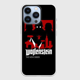 Чехол для iPhone 13 Pro с принтом Wolfenstein в Тюмени,  |  | bj | castle | colossus | new order | old blood | wolfenstein | би джей | блаcковиц | блажкович | блацкович | вольфенштайн | вольфенштейн | вульфенштайн | вульфенштейн | уильям