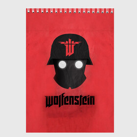 Скетчбук с принтом Wolfenstein в Тюмени, 100% бумага
 | 48 листов, плотность листов — 100 г/м2, плотность картонной обложки — 250 г/м2. Листы скреплены сверху удобной пружинной спиралью | bj | castle | colossus | new order | old blood | wolfenstein | би джей | блаcковиц | блажкович | блацкович | вольфенштайн | вольфенштейн | вульфенштайн | вульфенштейн | уильям