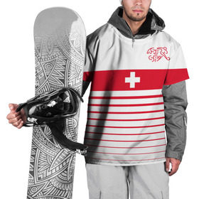 Накидка на куртку 3D с принтом Швейцария, форма в Тюмени, 100% полиэстер |  | fc | спорт | спортивные | фк | футбол | футбольный клуб | швейцария