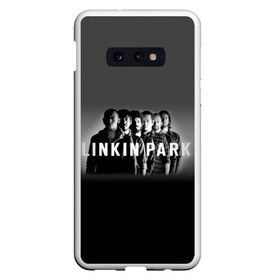 Чехол для Samsung S10E с принтом Группа Linkin Park в Тюмени, Силикон | Область печати: задняя сторона чехла, без боковых панелей | bennington | chester | linkin park | альтернативный | беннингтон | группа | ленкин | линкин | майк | метал | музыкант | ню | нюметал | парк | певец | рок | рэп | честер | электроник