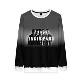 Женский свитшот 3D с принтом Группа Linkin Park в Тюмени, 100% полиэстер с мягким внутренним слоем | круглый вырез горловины, мягкая резинка на манжетах и поясе, свободная посадка по фигуре | bennington | chester | linkin park | альтернативный | беннингтон | группа | ленкин | линкин | майк | метал | музыкант | ню | нюметал | парк | певец | рок | рэп | честер | электроник