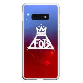 Чехол для Samsung S10E с принтом FALL OUT BOY SPACE COLLECTION в Тюмени, Силикон | Область печати: задняя сторона чехла, без боковых панелей | Тематика изображения на принте: fall out boy | logo | music | pop | rock | альтернатива | металл | музыка | музыкальный | поп | рок