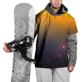 Накидка на куртку 3D с принтом Космическая абстракция в Тюмени, 100% полиэстер |  | 