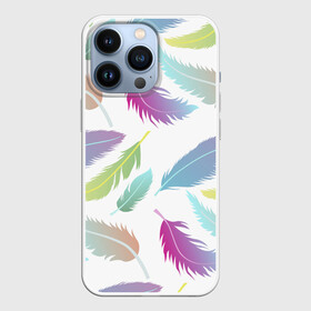 Чехол для iPhone 13 Pro с принтом Перья в Тюмени,  |  | арт | белый | мульт | новинки | прикольный | птица | рисунок | сова | филин | черный