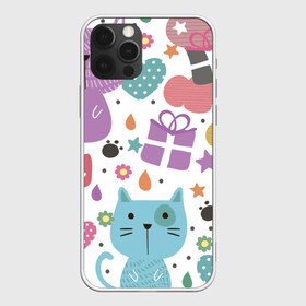 Чехол для iPhone 12 Pro Max с принтом Яркие котики в Тюмени, Силикон |  | кот | котейка | кошка | подарок | порода | прикольные | тайна | яркие