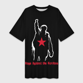 Платье-футболка 3D с принтом Rage Against the Machine в Тюмени,  |  | Тематика изображения на принте: rage against the machine | альтернативный | америка | американская рок группа | брэд уилк | жанр | зак де ла роча | калифорния | лос анджелес | метал | музыка | ню метал | рок | рэп метал | рэп рок | рэпкор | сша