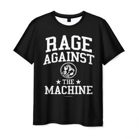 Мужская футболка 3D с принтом Rage Against the Machine в Тюмени, 100% полиэфир | прямой крой, круглый вырез горловины, длина до линии бедер | rage against the machine | альтернативный | америка | американская рок группа | брэд уилк | жанр | зак де ла роча | калифорния | лос анджелес | метал | музыка | ню метал | рок | рэп метал | рэп рок | рэпкор | сша