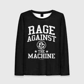 Женский лонгслив 3D с принтом Rage Against the Machine в Тюмени, 100% полиэстер | длинные рукава, круглый вырез горловины, полуприлегающий силуэт | rage against the machine | альтернативный | америка | американская рок группа | брэд уилк | жанр | зак де ла роча | калифорния | лос анджелес | метал | музыка | ню метал | рок | рэп метал | рэп рок | рэпкор | сша