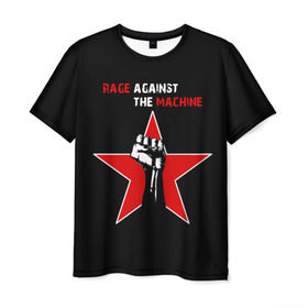 Мужская футболка 3D с принтом Rage Against the Machine в Тюмени, 100% полиэфир | прямой крой, круглый вырез горловины, длина до линии бедер | rage against the machine | альтернативный | америка | американская рок группа | брэд уилк | жанр | зак де ла роча | калифорния | лос анджелес | метал | музыка | ню метал | рок | рэп метал | рэп рок | рэпкор | сша
