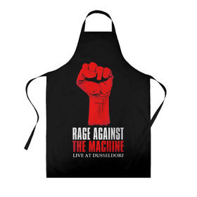 Фартук 3D с принтом Rage Against the Machine в Тюмени, 100% полиэстер | общий размер — 65 х 85 см, ширина нагрудника — 26 см, горловина — 53 см, длина завязок — 54 см, общий обхват в поясе — 173 см. Принт на завязках и на горловине наносится с двух сторон, на основной части фартука — только с внешней стороны | rage against the machine | альтернативный | америка | американская рок группа | брэд уилк | жанр | зак де ла роча | калифорния | лос анджелес | метал | музыка | ню метал | рок | рэп метал | рэп рок | рэпкор | сша