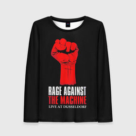 Женский лонгслив 3D с принтом Rage Against the Machine в Тюмени, 100% полиэстер | длинные рукава, круглый вырез горловины, полуприлегающий силуэт | rage against the machine | альтернативный | америка | американская рок группа | брэд уилк | жанр | зак де ла роча | калифорния | лос анджелес | метал | музыка | ню метал | рок | рэп метал | рэп рок | рэпкор | сша