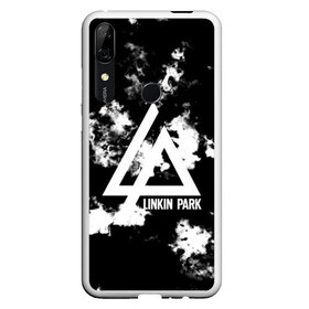 Чехол для Honor P Smart Z с принтом LINKIN PARK SMOKE FIRE STYLE в Тюмени, Силикон | Область печати: задняя сторона чехла, без боковых панелей | Тематика изображения на принте: linkin park | logo | music | pop | rock | альтернатива | металл | музыка | музыкальный | поп | рок | честер беннингтон