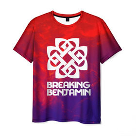 Мужская футболка 3D с принтом Breaking benjamin space rock в Тюмени, 100% полиэфир | прямой крой, круглый вырез горловины, длина до линии бедер | Тематика изображения на принте: breaking benjamin | music | pop | rock | альтернатива | металл | музыка | музыкальный | поп | рок