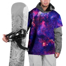 Накидка на куртку 3D с принтом Космическая скорость в Тюмени, 100% полиэстер |  | 