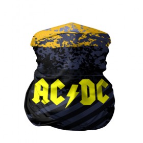 Бандана-труба 3D с принтом AC DC STREET COLLECTION в Тюмени, 100% полиэстер, ткань с особыми свойствами — Activecool | плотность 150‒180 г/м2; хорошо тянется, но сохраняет форму | ac dc | logo | music | pop | rock | альтернатива | металл | музыка | музыкальный | поп | рок
