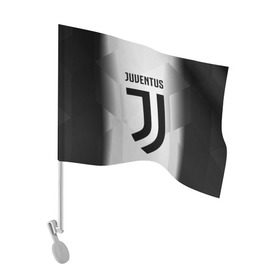 Флаг для автомобиля с принтом Juventus 2018 Original в Тюмени, 100% полиэстер | Размер: 30*21 см | fly emirates | juventus | ronaldo | клуб | линии | мода | модные | мяч | реал мадрид | спорт | спортивные | стиль | футбол | футбольный клуб | экстрим | эмблема | ювентус