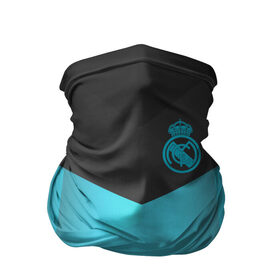 Бандана-труба 3D с принтом Real Madrid Geometry Sport в Тюмени, 100% полиэстер, ткань с особыми свойствами — Activecool | плотность 150‒180 г/м2; хорошо тянется, но сохраняет форму | 