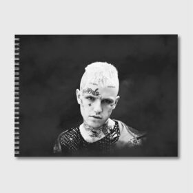 Альбом для рисования с принтом Rip Peep в Тюмени, 100% бумага
 | матовая бумага, плотность 200 мг. | lil peep | rap | густав ор | лил пип | рэп