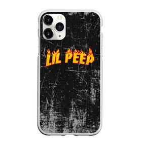 Чехол для iPhone 11 Pro матовый с принтом Lil Fire Peep в Тюмени, Силикон |  | lil peep | rap | густав ор | лил пип | рэп