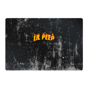 Магнитный плакат 3Х2 с принтом Lil Fire Peep в Тюмени, Полимерный материал с магнитным слоем | 6 деталей размером 9*9 см | lil peep | rap | густав ор | лил пип | рэп