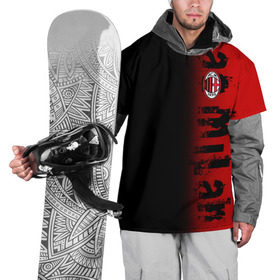 Накидка на куртку 3D с принтом AC MILAN в Тюмени, 100% полиэстер |  | ac milan | fc | fc milan | football | milan | soccer | белый | клуб | красный | милан | спорт | спортивные | фк | футбол | цвет.логотип | черный | эмблема