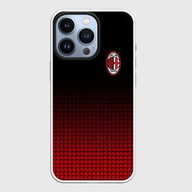 Чехол для iPhone 13 Pro с принтом AC MILAN в Тюмени,  |  | Тематика изображения на принте: ac milan | fc | fc milan | football | milan | soccer | белый | клуб | красный | милан | спорт | спортивные | фк | футбол | цвет.логотип | черный | эмблема