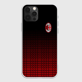 Чехол для iPhone 12 Pro Max с принтом AC MILAN в Тюмени, Силикон |  | ac milan | fc | fc milan | football | milan | soccer | белый | клуб | красный | милан | спорт | спортивные | фк | футбол | цвет.логотип | черный | эмблема