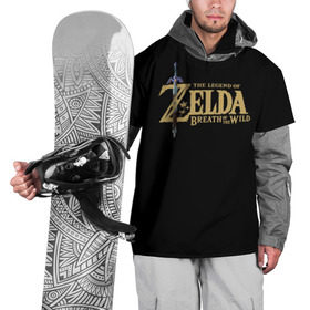 Накидка на куртку 3D с принтом Breath of the Wild в Тюмени, 100% полиэстер |  | legend of zelda | link | зельда | линк