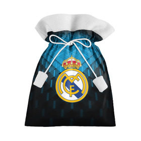 Подарочный 3D мешок с принтом Real Madrid 2018 Original в Тюмени, 100% полиэстер | Размер: 29*39 см | Тематика изображения на принте: emirates | fc | real madrid | геометрия | реал мадрид | футбольный клуб | эмблема