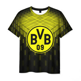 Мужская футболка 3D с принтом FC Borussia 2018 Original в Тюмени, 100% полиэфир | прямой крой, круглый вырез горловины, длина до линии бедер | боруссия | дортмунд
