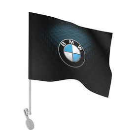 Флаг для автомобиля с принтом BMW 2018 Blue Line в Тюмени, 100% полиэстер | Размер: 30*21 см | Тематика изображения на принте: bmw | bmw motorsport | bmw performance | carbon | m | motorsport | performance | sport | бмв | карбон | моторспорт | спорт