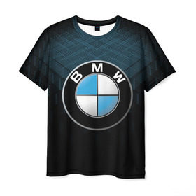 Мужская футболка 3D с принтом BMW 2018 Blue Line в Тюмени, 100% полиэфир | прямой крой, круглый вырез горловины, длина до линии бедер | Тематика изображения на принте: bmw | bmw motorsport | bmw performance | carbon | m | motorsport | performance | sport | бмв | карбон | моторспорт | спорт