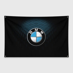 Флаг-баннер с принтом BMW 2018 Blue Line в Тюмени, 100% полиэстер | размер 67 х 109 см, плотность ткани — 95 г/м2; по краям флага есть четыре люверса для крепления | Тематика изображения на принте: bmw | bmw motorsport | bmw performance | carbon | m | motorsport | performance | sport | бмв | карбон | моторспорт | спорт