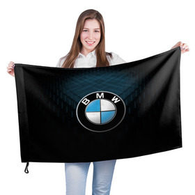 Флаг 3D с принтом BMW 2018 Blue Line в Тюмени, 100% полиэстер | плотность ткани — 95 г/м2, размер — 67 х 109 см. Принт наносится с одной стороны | Тематика изображения на принте: bmw | bmw motorsport | bmw performance | carbon | m | motorsport | performance | sport | бмв | карбон | моторспорт | спорт