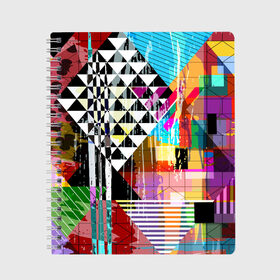 Тетрадь abstraction&geometry: в Тюмени, 100% бумага | 48 листов, плотность листов — 60 г/м2, плотность картонной обложки — 250 г/м2. Листы скреплены сбоку удобной пружинной спиралью. Уголки страниц и обложки скругленные. Цвет линий — светло-серый
 | Тематика изображения на принте: abstraction | geometry | polygon | абстракция | геометрия | грань | краски | кубик | кубики | линии | мозаика | полигон | разноцветные | ребро | текстура | тени | узор