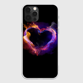 Чехол для iPhone 12 Pro Max с принтом Огненное сердце в Тюмени, Силикон |  | Тематика изображения на принте: любовь | огонь | сердце