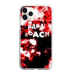 Чехол для iPhone 11 Pro Max матовый с принтом PAPA ROACH BLOOD ROCK STYLE в Тюмени, Силикон |  | Тематика изображения на принте: papa roach | roach | папа роач | папароач | папароч | роач | роч